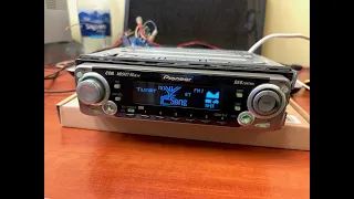 Vintage Pioneer DEH-P6500R CD Car Radio test video