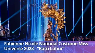 Fabiënne Nicole Miss Universe Indonesia 2023 Full Performance National Costume Miss Universe 2023