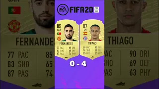 BRUNO FERNANDES VS ALCANTARA FIFA COMPARISON 🇪🇸🇵🇹 #shorts