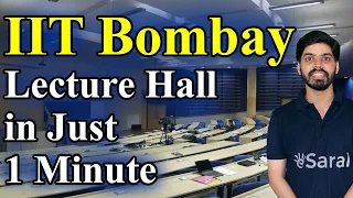IIT Bombay Tour in just 1 Minute | IIT Bombay - Lecture Hall