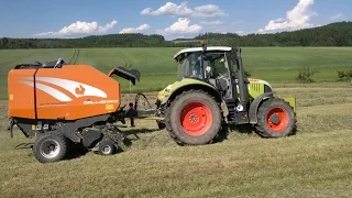 Claas Arion 530 + Gallignani