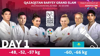 Live now: Qazaqstan Barysy Grand Slam day 1 - watch more on judotv.com