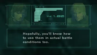 MGS2 - Pliskin thinks he is in MGS1