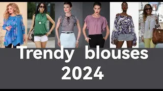 Trendy summer blouses 2024! Трендовые летние блузки 2024!
