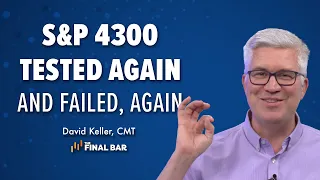 S&P 4300 Tested Again, And Failed Again | David Keller, CMT | The Final Bar (06.09.23)