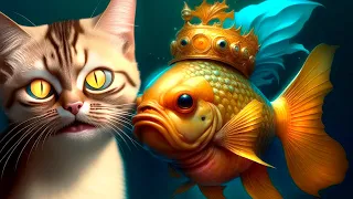 ТВОЁ ЛИЦО, КОГДА ПОЙМАЛ КОРОЛЕВСКУЮ РЫБУ ► Cat Goes Fishing |16|