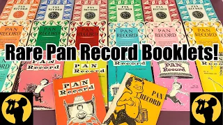 Vintage - Pan Record - Booklets - Super Rare Pan Books Promotional Publications!