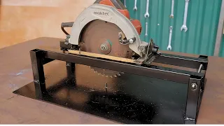 Woodworking tips for your work / Woodworking tools from homemade hand-held circular saw