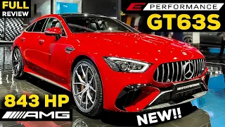 2022 MERCEDES AMG GT 4 Door Coupe NEW GT63 S E Performance 843HP V8 Hybrid FULL In-Depth Review