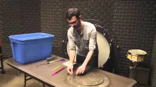Tucking A Calfskin Snare Drum Head