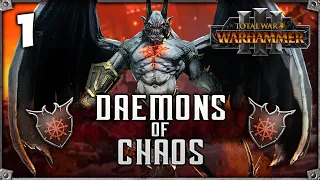 RISE OF THE DAEMON PRINCE! Total War: Warhammer 3 - Daemon Prince - Daemons of Chaos Campaign #1