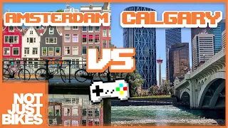 Safe Cycling Showdown - Good vs. Bad City Design - Plus 1 Minus 2