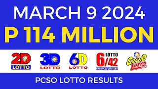 Lotto Result March 9 2024 9pm PCSO