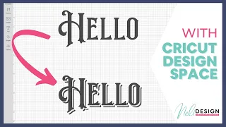 How to add a shadow to text using Cricut Design Space - 2 styles of shadows