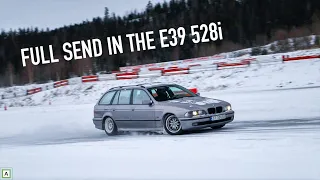 First Day Of Snow! E39 528i Trackday!!