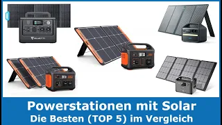 Powerstationen mit Solarpanel 2023 (TOP 5) 🥇 Powerstation Testsieger im Vergleich (gut und günstig)