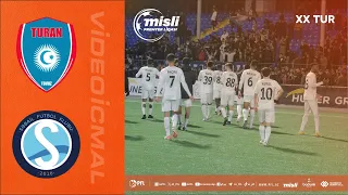 Misli Premyer Liqası 2023/2024 XX  tur "Turan Tovuz" 3-1 "Səbail"