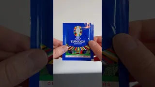 FIRST LOOK! Topps Euro 2024 sticker pack opening!