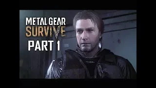 METAL GEAR SURVIVE Walkthrough Part 1 - ZOMBIES!!! (PS4 Pro 4K Let's Play)