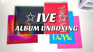 Unboxing IVE Eleven & Love Dive Albums