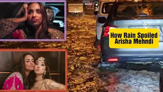 BARISH WAS DISASTER FOR ACTOR ARISHA RAZI LAVISH MEHNDI ...