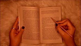 INAUDIBLE READING ASMR (clickiest whispering, word tracing, page turning)