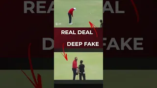 Tiger Woods Early Handshake Putt FAKE?