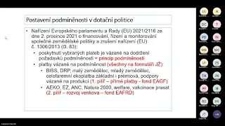 Využití LPIS a dalších info  zdrojů ke splnění dotačních a legislativních požadavků v práci agronoma