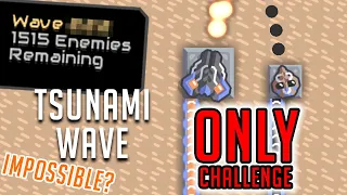 Tsunami/Wave Only Challenge - Mindustry V6 (Impossible?)