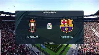 eFootball PES 2021 - Osasuna vs Barcelona | La Liga | Season 2020-2021 | PC Gameplay | [4K]