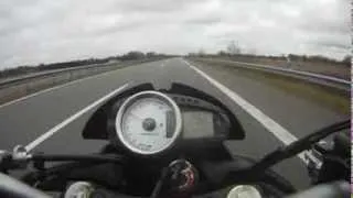 Kawasaki Z1000 Leovince Top Speed 268 km/h