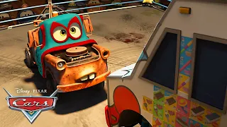 Mate, el Monster Truck en el Ring | Pixar Cars