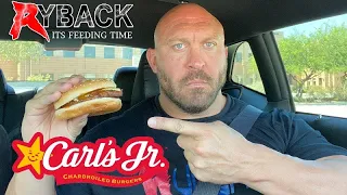Carls Jr Spicy BBQ Cheese Beyond Meat Burger - Ryback Its Feeding Time