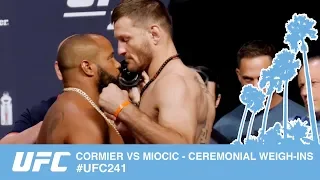 DANIEL CORMIER & STIPE MIOCIC CEREMONIAL WEIGH-INS & FACE-OFF #UFC241