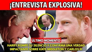 😮🔥 ¡Harry REVELA una VERDAD DESGARRADORA en una ENTREVISTA EXPLOSIVA sobre Kate y Carlos III 💔🎤