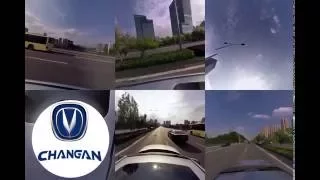 Панорамное видео беспилотного Changan Raeton