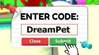 This CODE Gets You Your DREAM PET in Adopt Me! yay