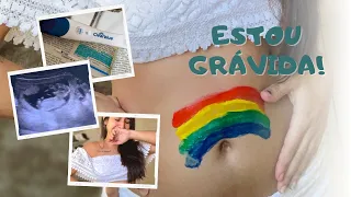 ESTOU GRÁVIDA! MEU ARCO-ÍRIS CHEGOU 🥹🌈 Meu testemunho! Gravidez após 2 abortos 👼🏻👼🏻