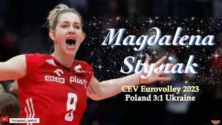 Magdalena Stysiak | Polish Giant │ Super 35 points │ Poland vs Ukraine │ CEV EuroVolley 2023 Women