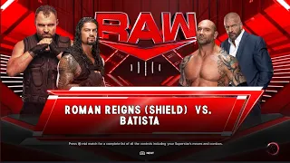 FULL MATCH - Roman Reigns vs. Batista: Raw, May 12, 2014 WWE