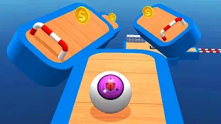 Sky Rolling Ball 3D Gameplay Speedrun Max All Levels 629