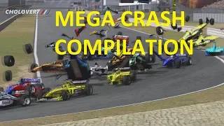 Automobilista Formula 1 Crashes #27 NO MUSIC MEGA CRASH COMPILATION