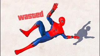 Spiderman vs Thanos GTA 5 Epic Wasted Jumps ep.85 (Euphoria Physics, Fails, Funny Moments)