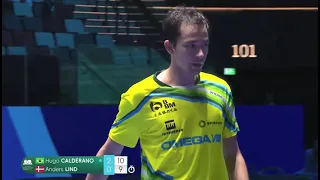 HUGO CALDERANO vs ANDERS LIND ITTF WORLD CUP MACAO 2024