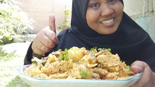 cara masak nasi briyani ayam by kak nur@ tip guna rice cooker