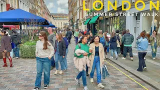 England, London City Street Tour 2024 | 4K HDR Virtual Walking Tour | Top 10 Things to do in London