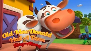 Old MacDonald Had A Farm - MooMoo & The Barn House Family #SingAlong #NurseryRhymes