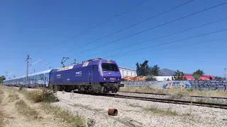 Railway Traffic at Dekelia Station on a hot Summer day! [4K 60 FPS]