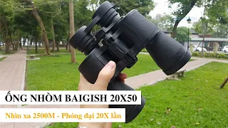 Ống nhòm săn ong Baigish 20x50 - Nhìn xa 2500M - Phóng đại 20X lần | Ống nhòm tốt nhất 2019