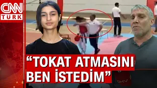 Antrenörünün tokat attığı tekvandocu İrem Pala konuştu